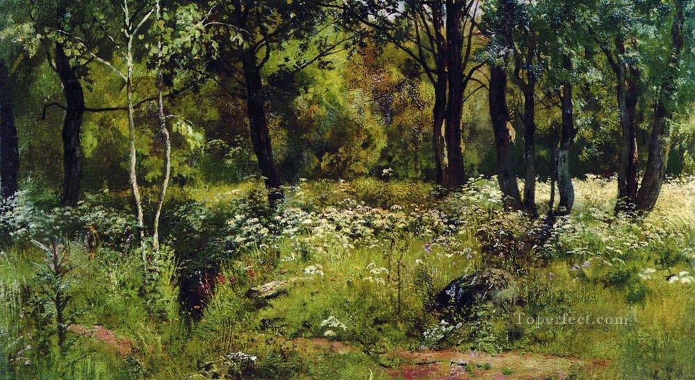 forest glade classical landscape Ivan Ivanovich Oil Paintings